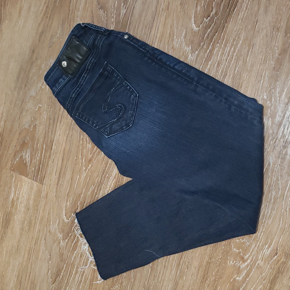 (W25) Silver Jeans Co. Suki Skinny Cropped Denim Contemporary